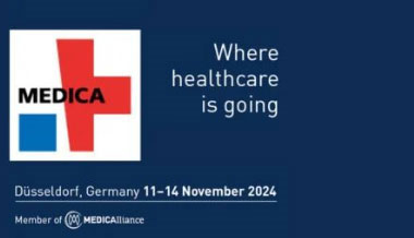 2024 MEDICA デュッセルドルフ、ドイツ、11 月 11 ～ 14 日。